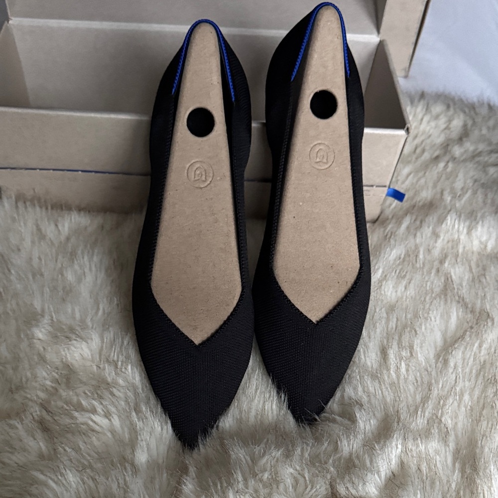Rothy's Black and Blue Women's Flats